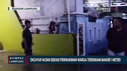 Diguyur Hujan Deras! Permukiman Warga Terendam Banjir 1 Meter
