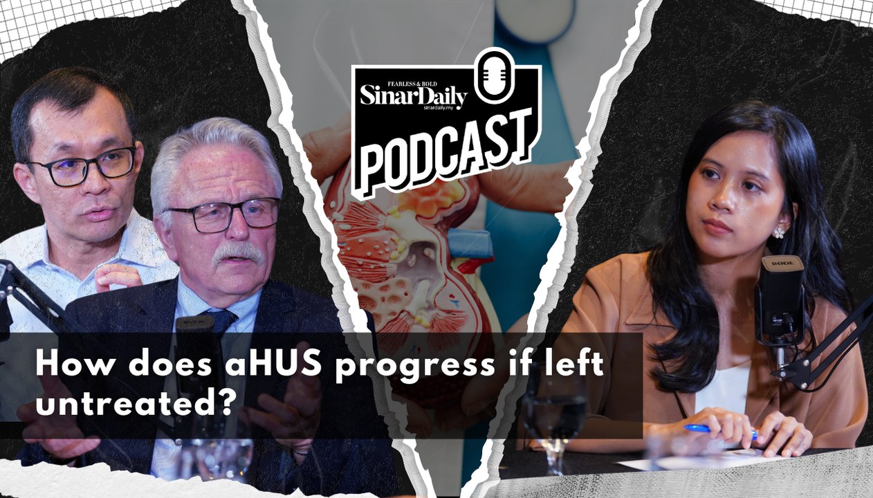 How does aHUS progress if left untreated?