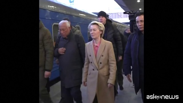 Von der Leyen e Costa sono arrivati a Kiev: L'Ucraina è Europa