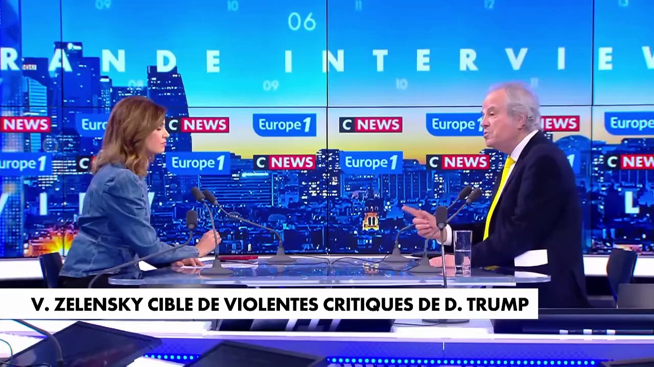 «J'avais honte d'être français», confie Franz-Olivier Giesbert après les propos d'Emmanuel Macron sur Donald Trump