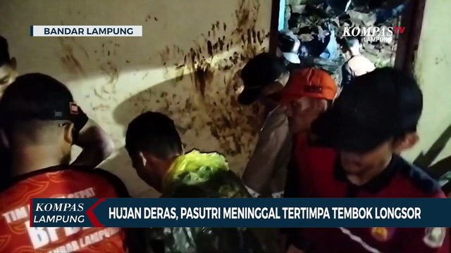 Hujan Deras, Pasutri Meninggal Tertimpa Tembok Akibat Longsor