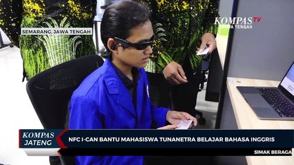 NFC I-CAN Bantu Mahasiswa Tunanetra Belajar Bahasa Inggris