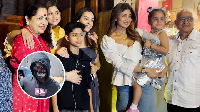 Where's Raj Kundra? : Paps Ask Shilpa Shetty As She Heads Out For A Dinner With Family
