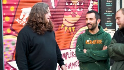 Ricardo Cavolo acerca el arte urbano a la gastronomía madrileña