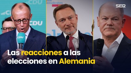 Las reacciones a la  elecciones en Alemania