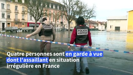 Attentat mortel à Mulhouse : quatre personnes en garde à vue, dont l'assaillant