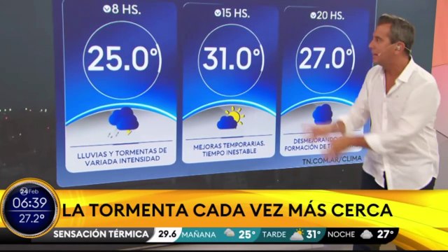 El pronóstico de Matías Bertolotti para el AMBA - Lunes 24 de febrero