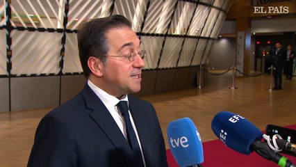 Albares, sobre la paz en Ucrania: "La paz no puede tener premio para el agresor"