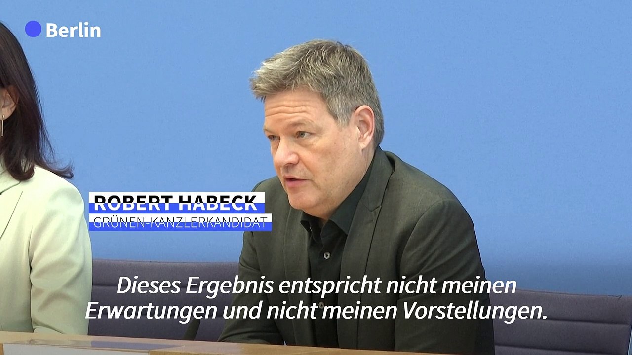 Habeck will keine Führungsrolle bei den Grünen mehr einnehmen