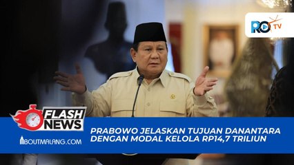 Prabowo Jelaskan Tujuan Danantara dengan Modal Kelola Rp14,7 Triliun