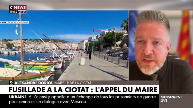 Fusillade à La Ciotat : L’appel du maire Alexandre Doriol dans « Morandini Live » sur CNews