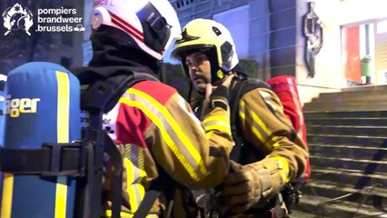 Une soixantaine de personnes évacuées à la suite d'un incendie à Molenbeek-Saint-Jean