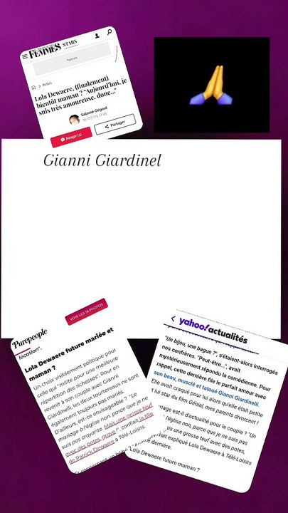 Lola Dewaere annonce sa rupture avec Gianni Giardinelli sur les réseaux sociaux