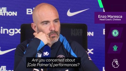 Maresca 'not concerned' with Palmer's form