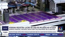 Nubank registra aumento em 2024 e lucros de US$ 610 milhões no 4º trimestre