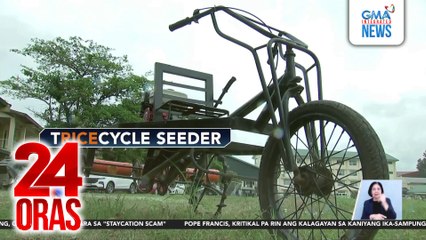 Sasakyang dinevelop ng mga estudyante, nagpapabilis sa pagtatanim ng punla na palay | 24 Oras