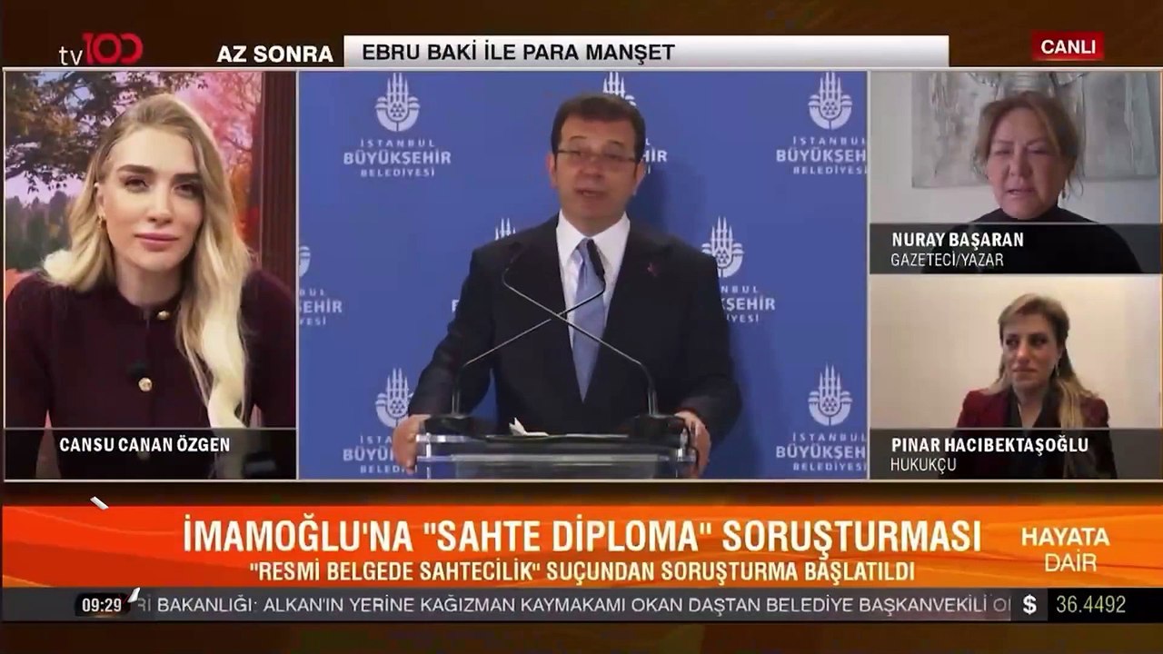 Ekrem İmamoğlu’ndan diploma hamlesi: Dilek İmam...