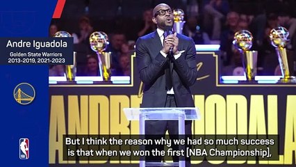 Iguadola lauds Warriors legacy in the NBA