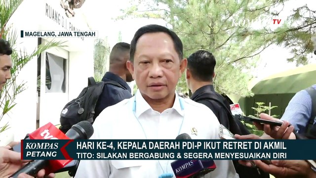 Tanggapi Kepala Daerah PDI-P Ikut Retret di Akmil, Mendagri: Segera Sesuaikan Diri