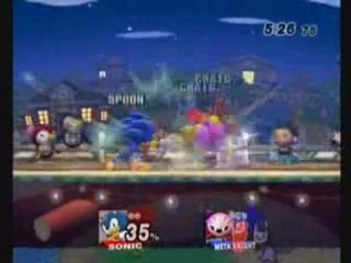 SSBB: Craig (Meta) vs Spoon (Sonic)