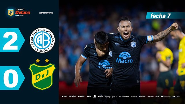 Belgrano vs Defensa y Justicia (2-0) | LPF Torneo Apertura 2025 | Fecha 7