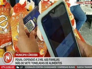 PDVAL benefició aproximadamente 2 mil 400 familias con expendio de más de 7 tn. de alimentos