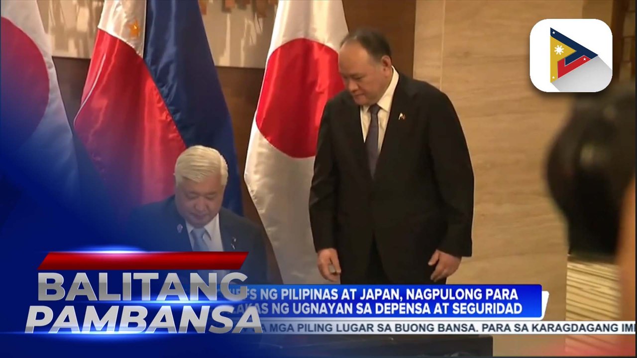 Pilipinas at Japan, nagkasundong palakasin ang kooperasyon sa depensa at seguridad