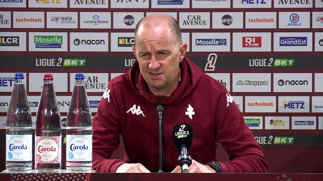 Metz - Ajaccio, la réaction de Stéphane Le Mignan