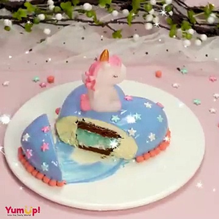 Satisfying pink chocolates cake