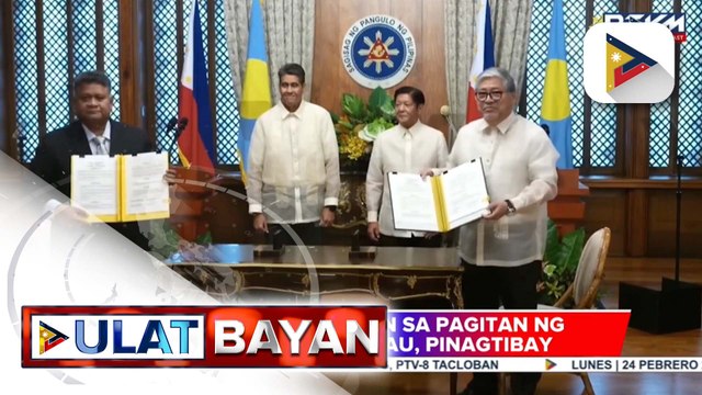 Ilang kasunduan sa pagitan ng Pilipinas at Palau, nilagdaan sa pagbisita sa bansa ni Palau Pres. Surangel Whipps Jr.