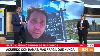 🔴 ACUERDO CON HAMAS: ISRAEL SUSPENDIÓ ENTREGA DE REHENES