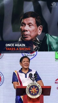 In Cebu, Duterte says Marcos like dictator father, campaigns local bets