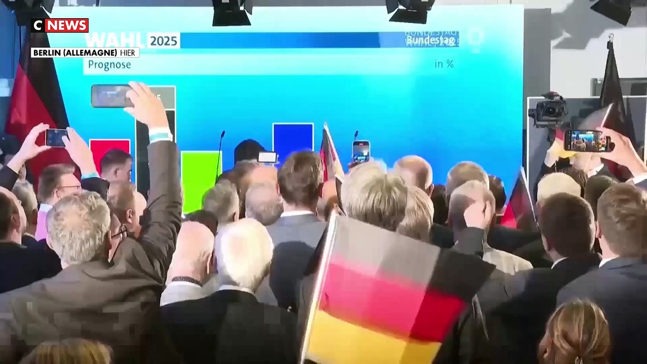 Elections législatives en Allemagne : les conservateurs en tête, percée historique de l'AfD