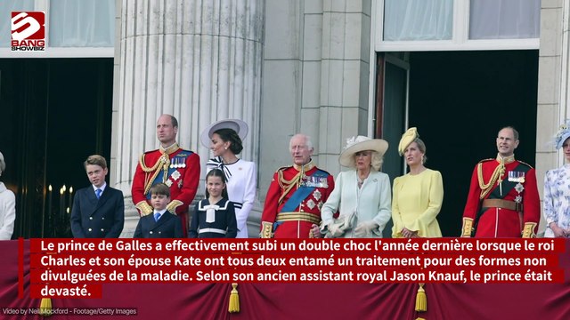 Le prince William était au plus bas lorsqu'il a appris que sa femme et son père étaient atteints d'un cancer