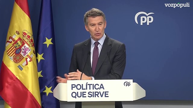 Feijóo: El teatrillo entre Junts y el Gobierno le está costando mucho dinero a los españoles