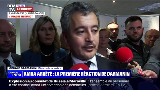 Arrestation de Mohamed Amra: C'est une très bonne chose pour l'autorité de l'État , déclare Gérald Darmanin, ministre de la Justice