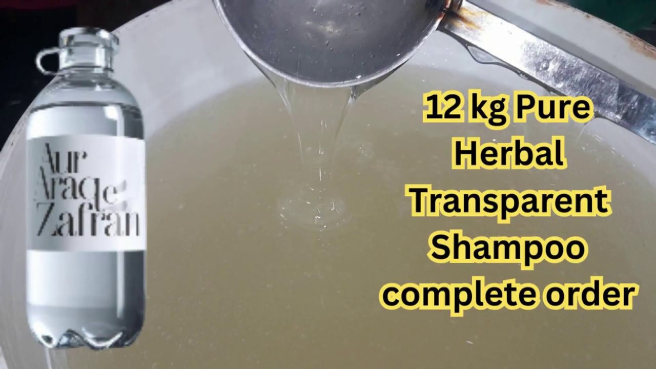 "How to Make Transparent Herbal Shampoo | Sulfate-Free, Hydrating & Nourishing DIY Shampoo Recipe"