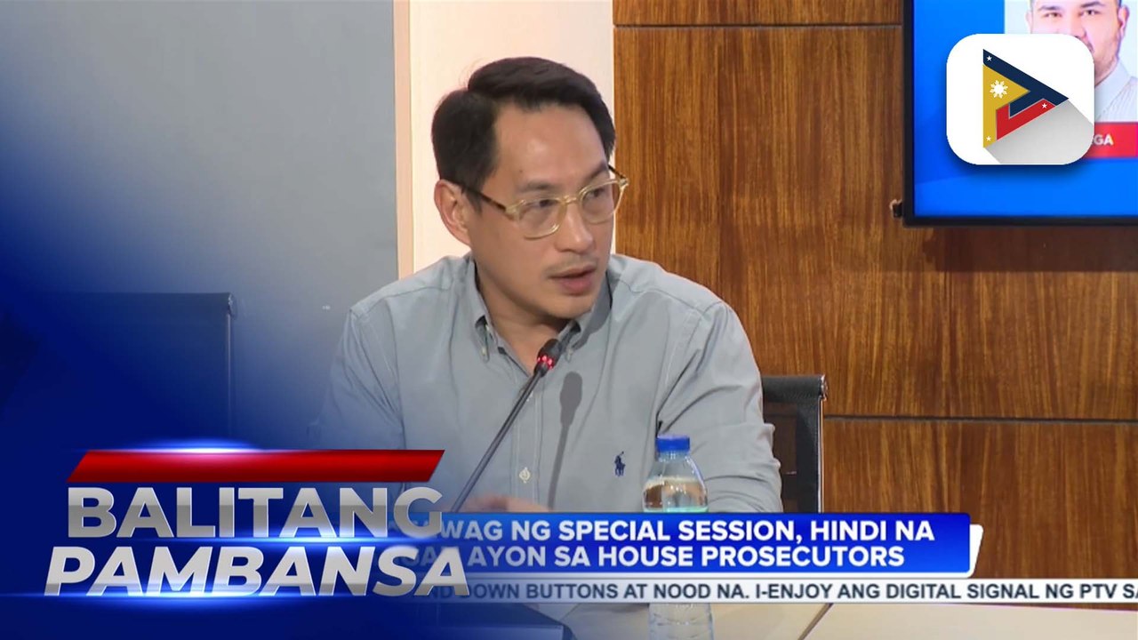 Pagpapatawag ng special session para sa pagdinig ng impeachment complaint vs. VP Duterte, hindi na kailangan ayon sa House Prosecutors