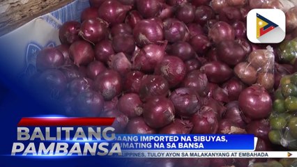 Daan-daang imported na sibuyas, dumating na sa bansa