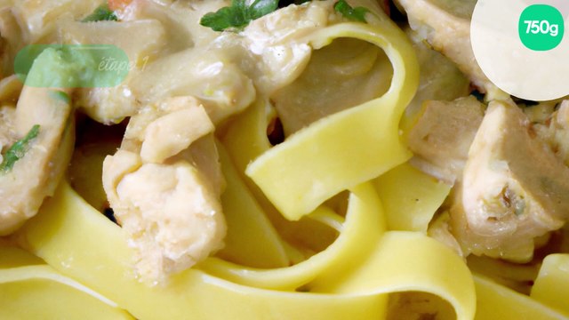 Tagliatelles au poulet