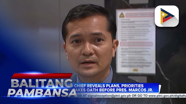 New PCO chief reveals plans, priorities for agency; takes oath before PBBM