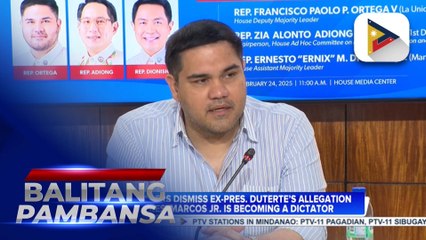 House leaders dismiss ex-Pres. Duterte’s allegation that PBBM is becoming a dictator