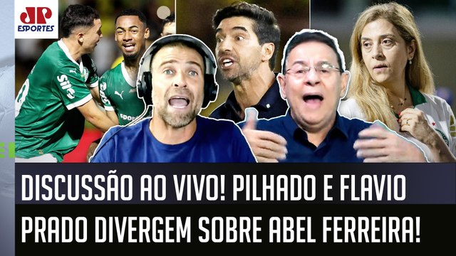 TRETA! VOCÊ NÃO ME DEIXA FALAR!!! Velho, EU DUVIDO que o Abel Ferreira... Palmeiras FERVE DEBATE!
