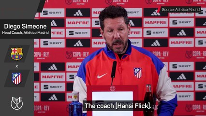 Barcelona's greatest strength is Flick - Simeone