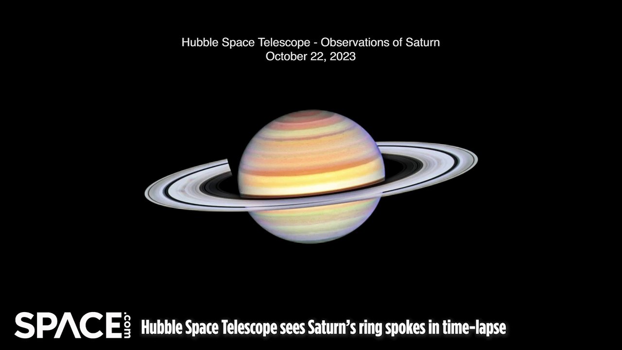 See Saturn's 'Ring Spokes' In Amazing Hubble Space Telescope Time-Lapse