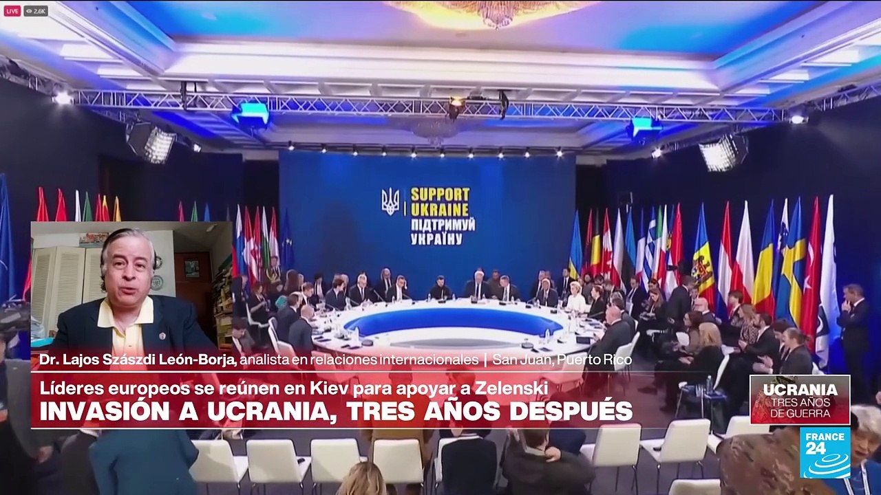 Lajos Szászdi León-Borja: "Europa se está organizando en una coalición en apoyo a Ucrania"