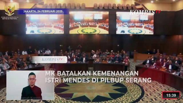 Mendes Yandri Terbukti Cawe-Cawe, Kemenangan Istri di Pilbup Serang Dibatalkan MK