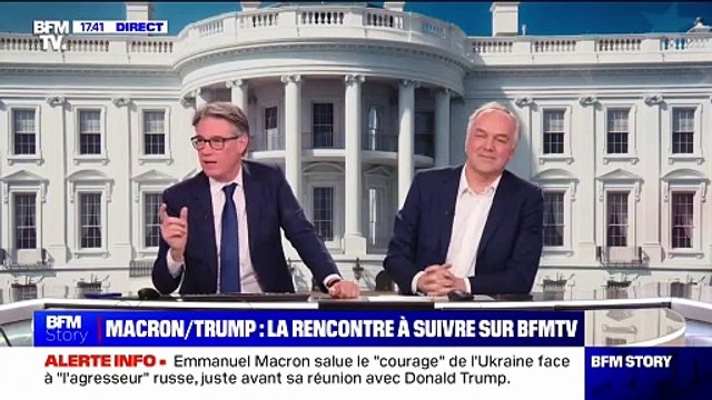 Très amical comme toujours : Emmanuel Macron s'exprime à la sortie de la visioconférence du G7 à la Maison Blanche