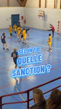 Selon toi quelle sanction ? 👀🥅 #Handball #Hand #HandballPlayer #EPHB #Quiz