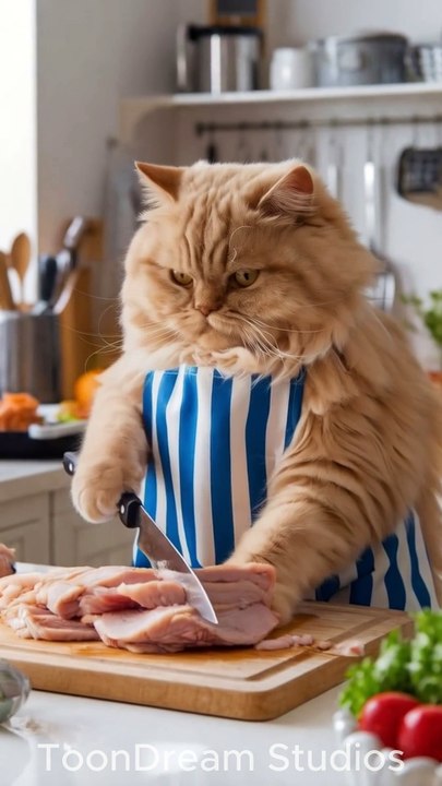 Master Chef Kitty: Cooking Up Some Fun!